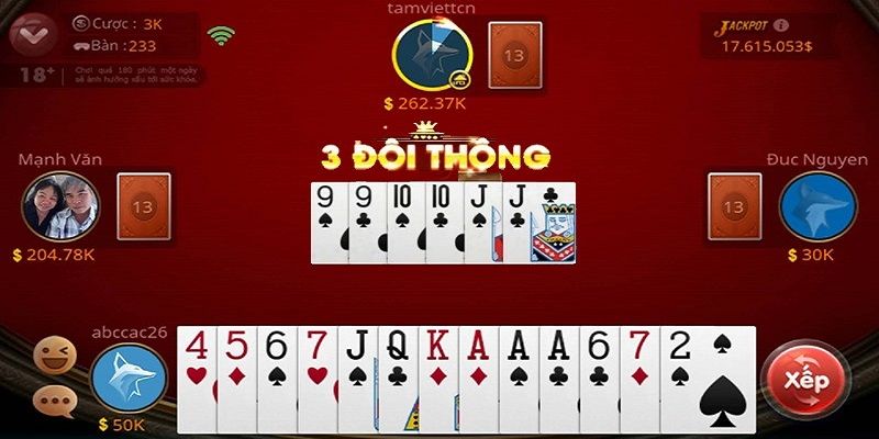 Tiến lên miền Nam luôn thu hút lượng người chơi khủng
